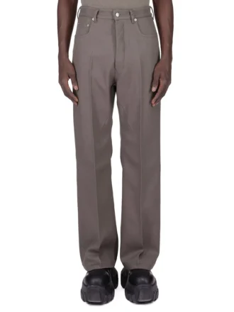 RICK OWENS FW25 CONCORDIANS PASARELA GETH JEANS EN DRILL DE LANA POLVO. RU02E1333WD-34