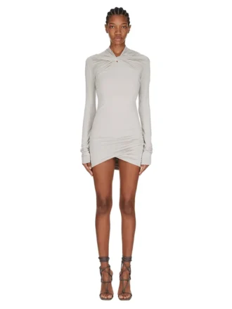 RICK OWENS LILIES FW25 CONCORDIANS KAIRO MINI EN JERSEY DE MEZCLA DE CACHEMIRA LI02E3568JBWS-08