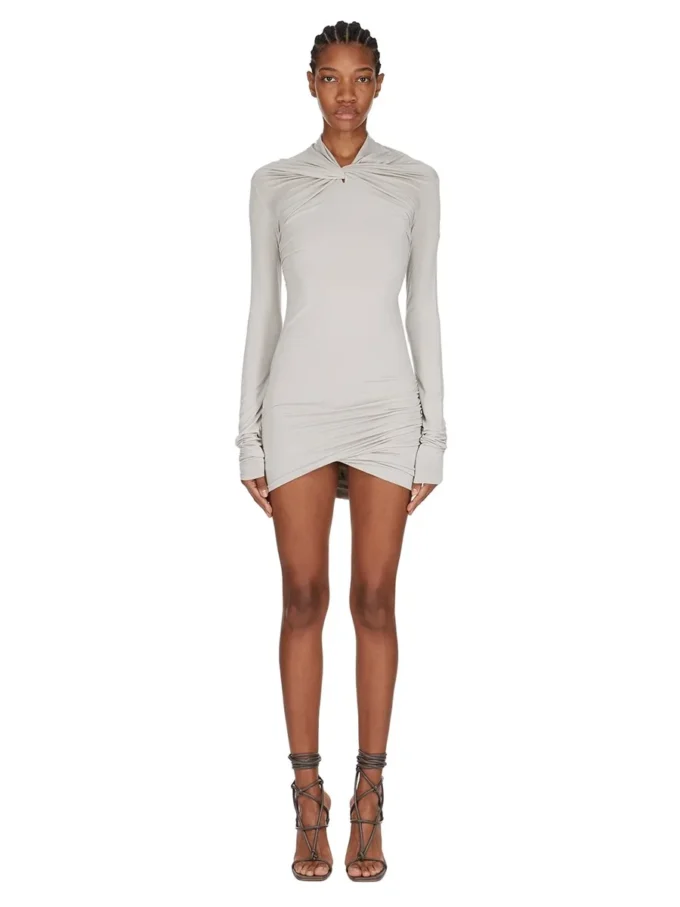 RICK OWENS LILIES FW25 CONCORDIANS KAIRO MINI EN JERSEY DE MEZCLA DE CACHEMIRA LI02E3568JBWS-08 RICK OWENS LILIES FW25 CONCORDIANS KAIRO MINI EN JERSEY DE MEZCLA DE CACHEMIRA LI02E3568JBWS-08