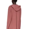 SUDADERA CON CAPUCHA OVERSIZE CONCORDIANS FW25 DE RICK OWENS EN PUNTO RASATO LIGERO DE COLOR PALISANDRO. RP02E4613M-13 SUDADERA CON CAPUCHA OVERSIZE CONCORDIANS FW25 DE RICK OWENS EN PUNTO RASATO LIGERO DE COLOR PALISANDRO. RP02E4613M-13