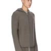 Sudadera con capucha y cremallera Concordians PreCollección Otoño/Invierno 25 de Rick Owens en punto de cachemir color polvo Las Palmas. RU02E1666KLWS-34 Sudadera con capucha y cremallera Concordians PreCollección Otoño/Invierno 25 de Rick Owens en punto de cachemir color polvo Las Palmas. RU02E1666KLWS-34