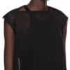 VESTIDO CONCORDIANS NOUVEAU FW25 DE RICK OWENS EN JERSEY DE LANA TRANSPARENTE NEGRO. RP02E4574JWR-09 VESTIDO CONCORDIANS NOUVEAU FW25 DE RICK OWENS EN JERSEY DE LANA TRANSPARENTE NEGRO. RP02E4574JWR-09