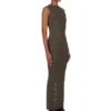 VESTIDO DE TIRANTES CONCORDIANS FW25 DE RICK OWENS MOTIVO EN PUNTO RASATO LIGERO BOSCO RP02E4676MLK-25 VESTIDO DE TIRANTES CONCORDIANS FW25 DE RICK OWENS MOTIVO EN PUNTO RASATO LIGERO BOSCO RP02E4676MLK-25