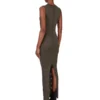 VESTIDO DE TIRANTES CONCORDIANS FW25 DE RICK OWENS MOTIVO EN PUNTO RASATO LIGERO BOSCO RP02E4676MLK-25 VESTIDO DE TIRANTES CONCORDIANS FW25 DE RICK OWENS MOTIVO EN PUNTO RASATO LIGERO BOSCO RP02E4676MLK-25