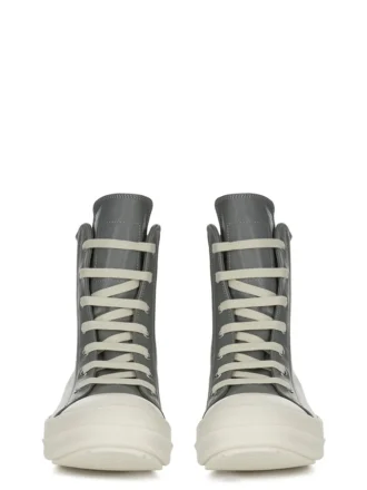 ZAPATILLAS CONCORDIANS DE RICK OWENS FW25 EN CUERO VACUNO DE GRANO LADO ÍNDIGO/LECHE/LECHE LAVADO RP02E4890LCO-0611 ZAPATILLAS CONCORDIANS DE RICK OWENS FW25 EN CUERO VACUNO DE GRANO LADO ÍNDIGO/LECHE/LECHE LAVADO RP02E4890LCO-0611