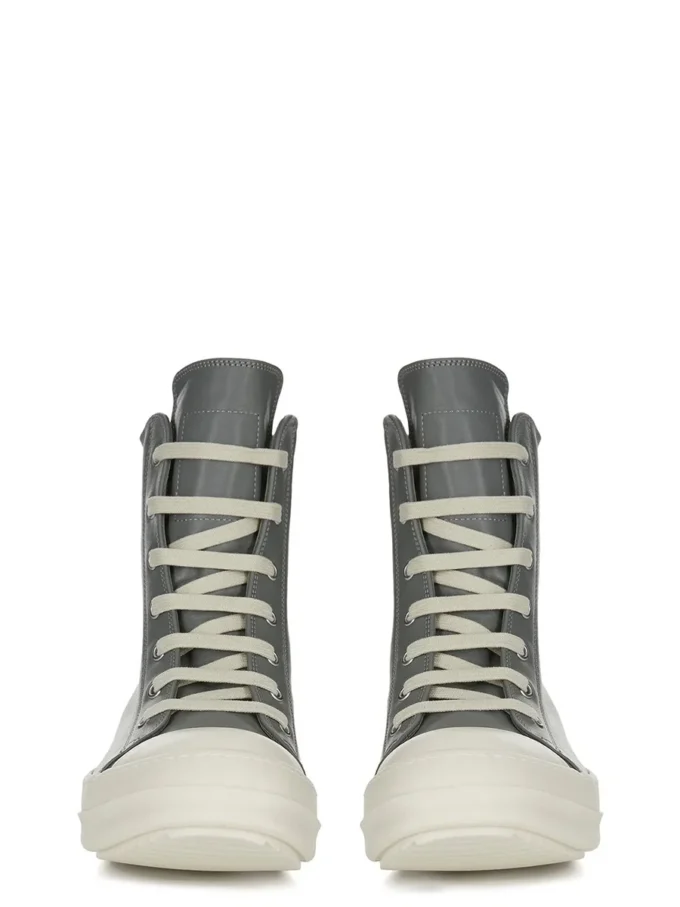 ZAPATILLAS CONCORDIANS DE RICK OWENS FW25 EN CUERO VACUNO DE GRANO LADO ÍNDIGO/LECHE/LECHE LAVADO RP02E4890LCO-0611 ZAPATILLAS CONCORDIANS DE RICK OWENS FW25 EN CUERO VACUNO DE GRANO LADO ÍNDIGO/LECHE/LECHE LAVADO RP02E4890LCO-0611