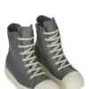 ZAPATILLAS CONCORDIANS DE RICK OWENS FW25 EN CUERO VACUNO DE GRANO LADO ÍNDIGO/LECHE/LECHE LAVADO RP02E4890LCO-0611 ZAPATILLAS CONCORDIANS DE RICK OWENS FW25 EN CUERO VACUNO DE GRANO LADO ÍNDIGO/LECHE/LECHE LAVADO RP02E4890LCO-0611